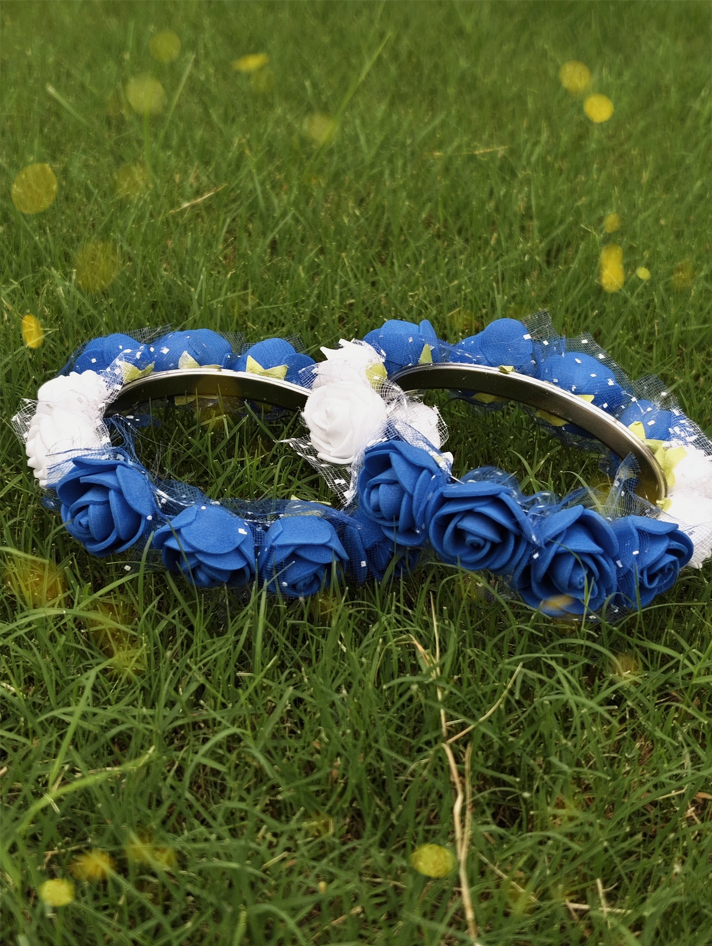 Customizable Fancy Flower Karra ā Available in All Colors