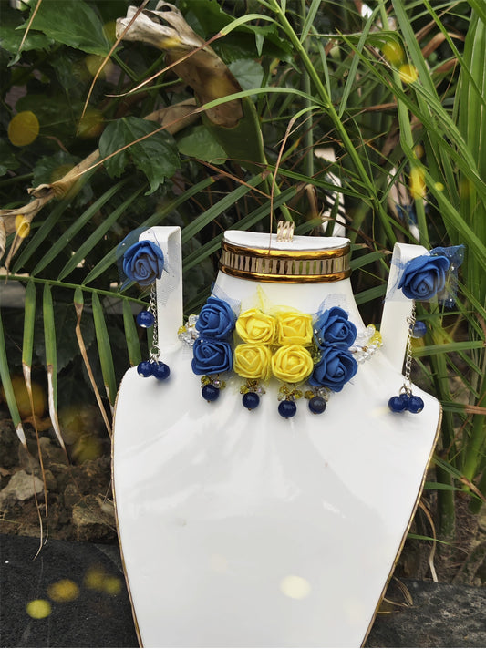 Elegant Choker Set with Earrings